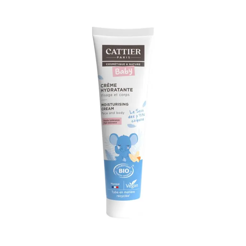 Cattier Bebe Organic Baby Face and Body Moisturizing Cream 75ml