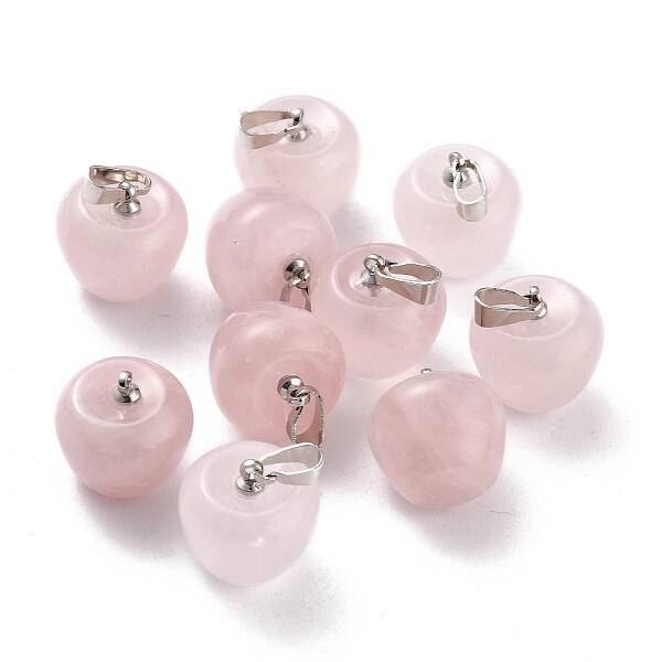 Natural Rose Quartz Pendants