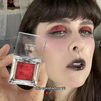 NOIRICORN (CBM Lab)  Glitter Duochrome Single Eyeshadow ,  Ruby Flame smokey eye, Lulicore Blend, Outdoorfun, Vegan & Cruelty...