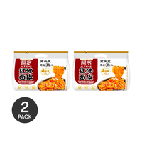 BAIJIA A Kuan Broad Noodle Chili OilFlavor Sour & Hot Flavor 4bags , 16.22oz*2【Trending on TikTok】【Value Pack】