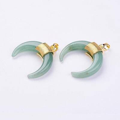 Natural Green Aventurine Pendants