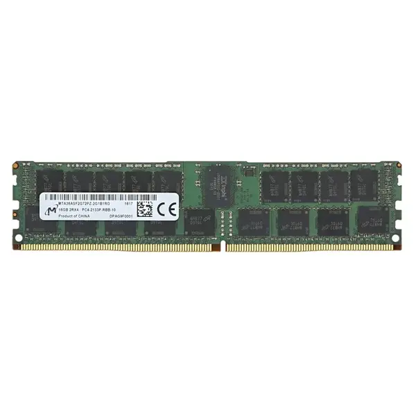 Micron MTA36ASF2G72PZ-2G1B1 | 16GB DDR4-2133MHz PC4-17000 ECC Registered RDIMM CL15 2Rx4 1.2V 288-Pin Memory Module