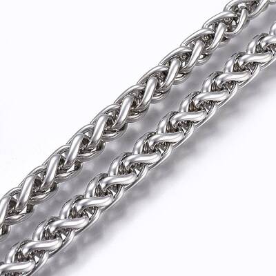 Tarnish Resistant 304 Stainless Steel Wheat Chains