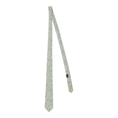 Gianni Versace Tie - No Size Green Silk