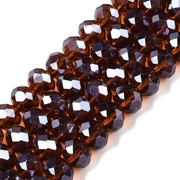 Electroplate Glass Beads Strands