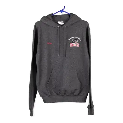 BHS Varsity Softball Champion Hoodie - Small Grey Cotton Blend