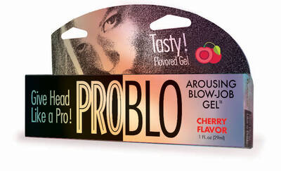 Problo Arousing Blow Job Gel - Cherry - 1.5 Fl. Oz.