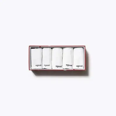 Ankle Socks Unisex 5-pack | Color: White | Size: 43-46 / Large