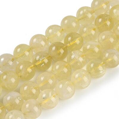 Natural Lemon Quartz Beads Strands