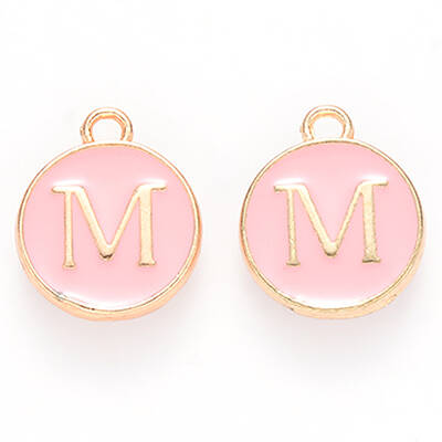 Golden Plated Alloy Enamel Charms