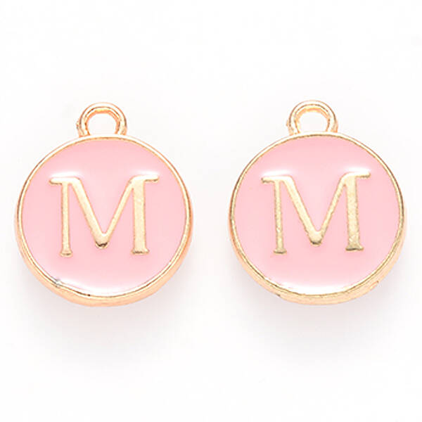 Golden Plated Alloy Enamel Charms