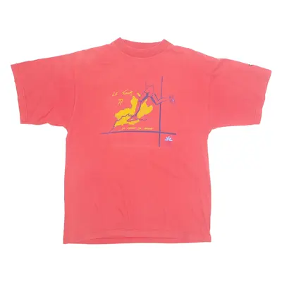 Mens T-Shirt Red L