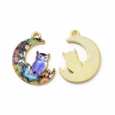 Alloy Printed Pendants