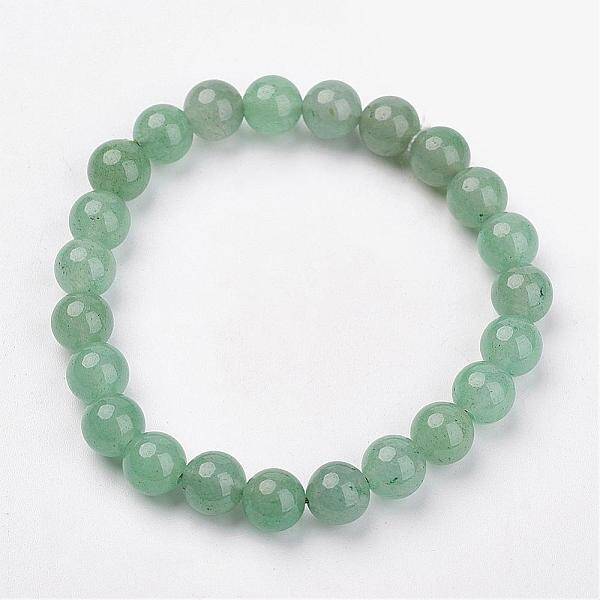 Natural Green Aventurine Stretch Bracelets