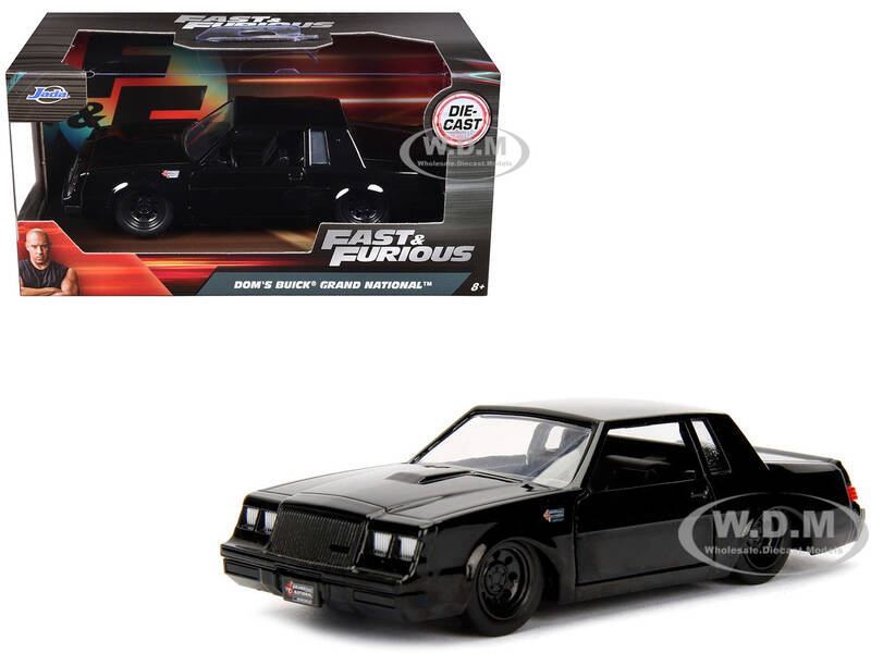 Dom's Buick Grand National Black Fast & Furious Movie 1/32 Diecast Model Car by Jada