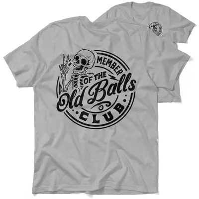 Old Balls Club - Heather Gray Hi-Vis T-Shirt
