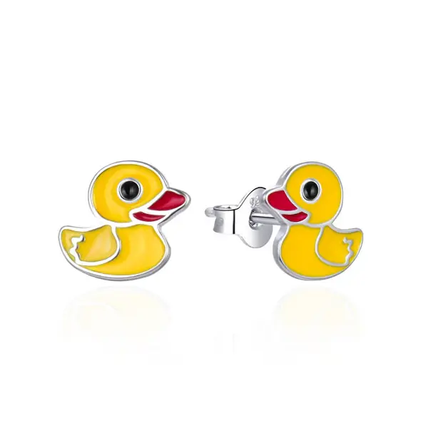 Agato Silver Duck Earrings AGT-ED014P