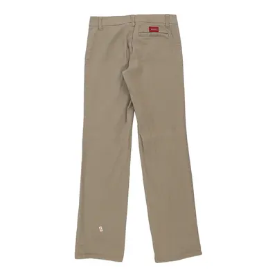 Dickies Trousers - 29W UK 8 Beige Cotton Blend