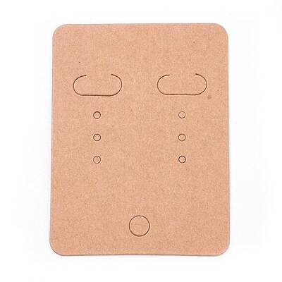 Paper Earring Display Card