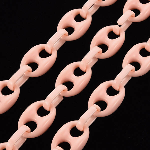 Handmade Opaque Acrylic Coffee Bean Chains