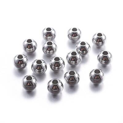 Tarnish Resistant 304 Stainless Steel Beads