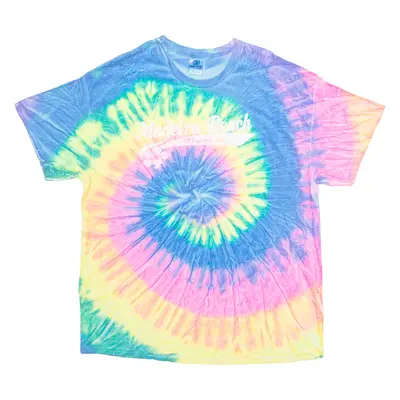 COLORTONE Florida Beach Mens Tie Dye T-Shirt Blue USA Crew Neck XL