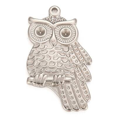 Tarnish Resistant 304 Stainless Steel Pendant Rhinestone Settings