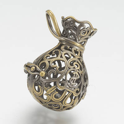 Brass Cage Pendants