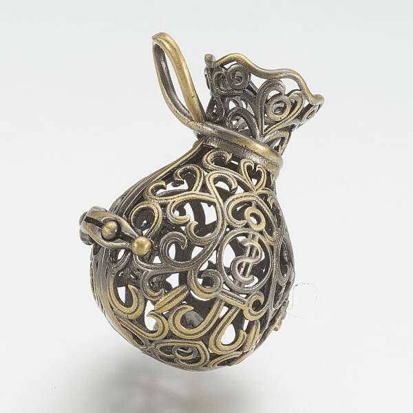 Brass Cage Pendants