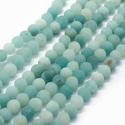 Natural Amazonite Bead Strands
