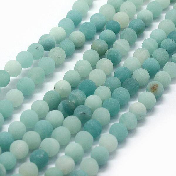 Natural Amazonite Bead Strands