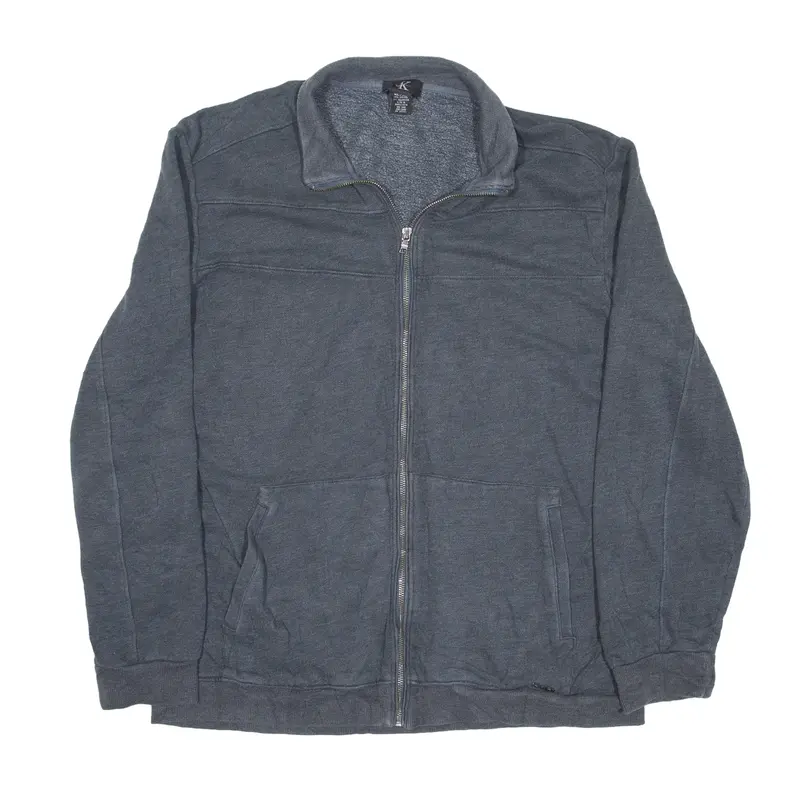 CALVIN KLEIN Track Jacket Grey Mens XL