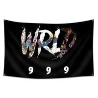 Juice Rapper 3x5Ft Flag Hip Hop Singer Tapestry for Wall Hanging Home Decorations Bedroom Living Room Outdoor Party Banner Wi...