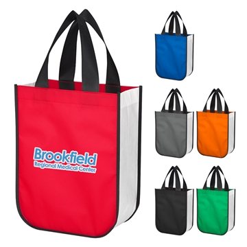 250 Custom Lola Non-Woven Shopper Tote Bag With 100% RPET Material ...