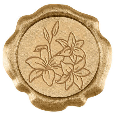 50Pcs Adhesive Wax Seal Stickers