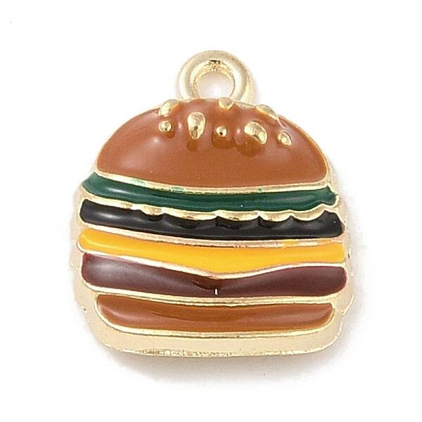 Food Series Alloy Enamel Pendants