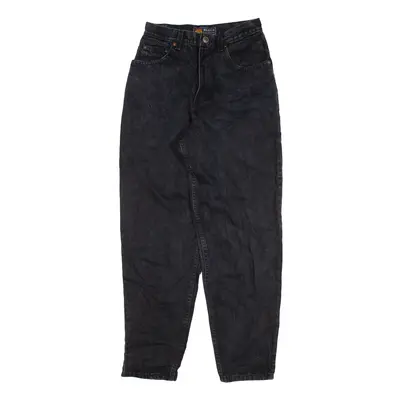 ROUTE 66 Jeans Black Denim Relaxed Tapered Womens W24 L28