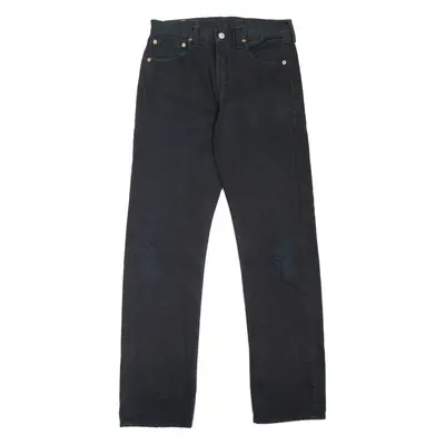 LEVI'S 501 Jeans Mens Black Regular Straight 90s W32 L34