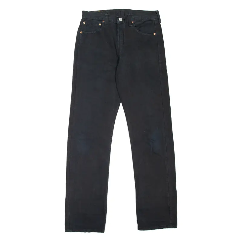 LEVI'S 501 Jeans Mens Black Regular Straight 90s W32 L34