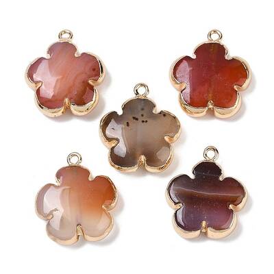 Natural Red Agate Pendants