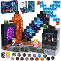 Magnetic Blocks - 150PCS Build Magnet Dark Mechanical Guardian Castle World - Magnetic Toys for Montessori Toddler Christmas ...