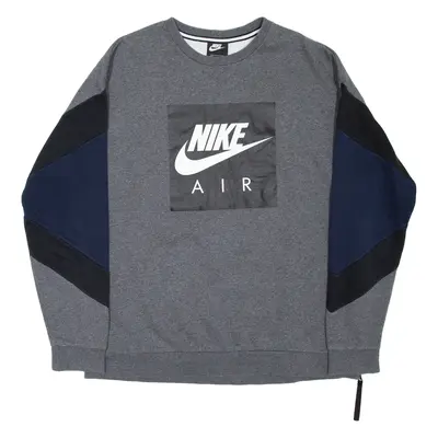 NIKE AIR Mens Sweatshirt Grey L