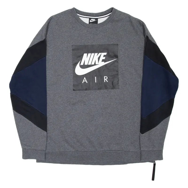 NIKE AIR Mens Sweatshirt Grey L