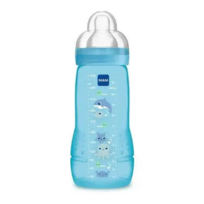 Baby bottle MAMÂ Easy Active 6 months+ Flow X Ocean - Blue 330 ml