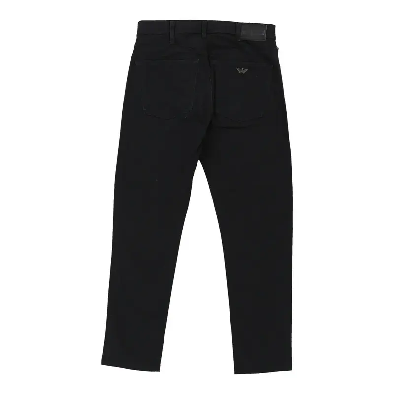 Armani Trousers - 30W 27L Navy Cotton