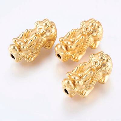 Matted Brass Beads