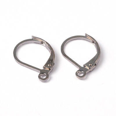 Brass Leverback Earring Findings
