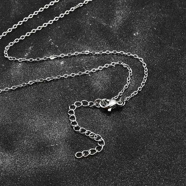 Non-Tarnish 304 Stainless Steel Cable Chain Necklace