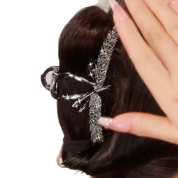 Metal Rhinestone Claw Hair Clips