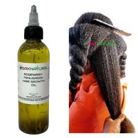 EXTRA STRENGTH Rosemary Fenugreek Hair Growth oil, Long Hair, Thick Hair, SCALP STIMULATOR Hair Growth - Ayurverdic Hair grow...